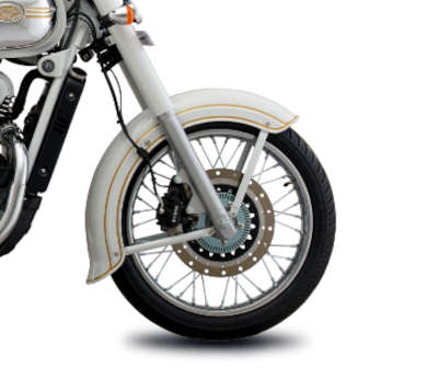 Jawa Single Channel ABS Cruiser Bikes Petrol Single Cylinder, 4 Stroke, Liquid Cooled, DOHC 27.33 PS Black, Grey