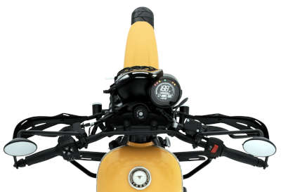 Yezdi Scrambler Single Tone Cruiser Bikes Petrol Single cylinder, 4 Stroke, Liquid Cooled, DOHC 29.1 PS @ 8000 rpm Bold Black, Fire Orange, Outlaw Olive, Yelling Yellow