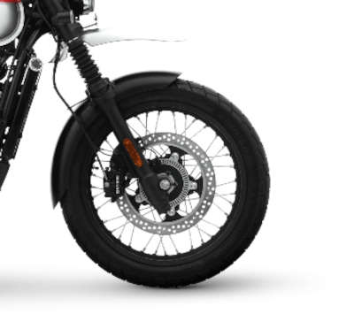 Yezdi Scrambler Dual Tone Cruiser Bikes Petrol Single cylinder, 4 Stroke, Liquid Cooled, DOHC 29.1 PS @ 8000 rpm Rebel Red, Midnight Blue, Mean Green ₹ 2,15,900