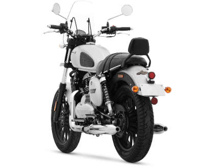 Yezdi Roadster Chrome Cruiser Bikes Petrol Single cylinder, 4 Stroke, Liquid Cooled, DOHC 29.7 PS @ 7300 rpm Sin Silver, Gallant Grey