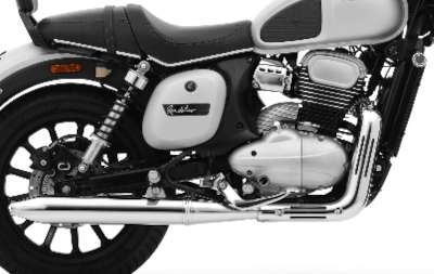 Yezdi Roadster Chrome Cruiser Bikes Petrol Single cylinder, 4 Stroke, Liquid Cooled, DOHC 29.7 PS @ 7300 rpm Sin Silver, Gallant Grey ₹ 2,12,642