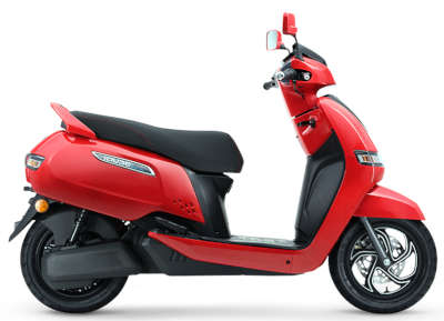 TVS iQube Electric Electric Bikes Electric Pearl White, Titanium Grey Glossy, Mercury Grey Glossy, Copper Bronze Matte, Starlight Blue Glossy, Mint Blue, Shining Red, Lucid Yellow, Titanium Grey Matte, Copper Bronze Glossy, Coral Sand Glossy ₹ 1,55,553