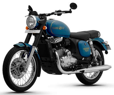Jawa Forty Two Single Channel ABS - Starlight Blue, Halley’s Teal Cruiser Bikes Petrol Single Cylinder, 4 Stroke, Liquid Cooled, DOHC 27.33 PS Starlight Blue, Halley’s Teal ₹ 1,67,487