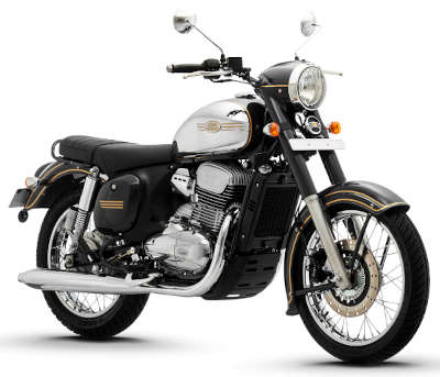 Jawa Single Channel ABS Cruiser Bikes Petrol Single Cylinder, 4 Stroke, Liquid Cooled, DOHC 27.33 PS Black, Grey ₹ 1,80,351