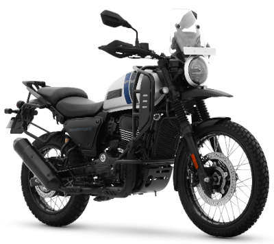 Yezdi Adventure - Matte - Slick Silver Adventure Tourer Bikes, Cruiser Bikes, Off Road Bikes Petrol Single cylinder, 4 Stroke, Liquid Cooled, DOHC 30.2 PS @ 8000 rpm Slick Silver