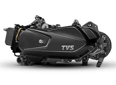 TVS NTORQ 125 Drum Scooter Petrol Single Cylinder, 4 - Stroke, SI, Air Cooled, Fuel Injected 9.38 PS @ 7000 rpm Metallic Grey, Metallic Blue