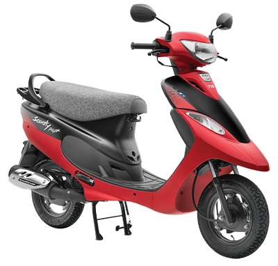 TVS Scooty Pep Plus  Petrol Single Cylinder, 4 Stroke, Fuel Injection, Air - Cooler, Spark Ignition, ETFI Technology 5.4 PS @ 6500 rpm Frosted Black, Coral Matte, Aqua Matte
