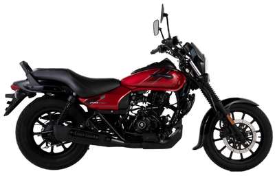 Bajaj Avenger 220 Cruiser Bikes Petrol Single cylinder, Oil cooled, Twin Spark DTS-i , Fuel Injected, 4 stroke, SOHC, 2 valve 19.03 PS @ 8500 rpm Ebony Black, Spicy Red