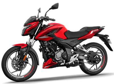 Bajaj Pulsar P150 Twin Disc Sports Bikes Petrol 14.5 PS @ 8500 rpm Racing Red, Caribbean Blue, Ebony Black Red, Ebony Black Blue, Ebony Black White