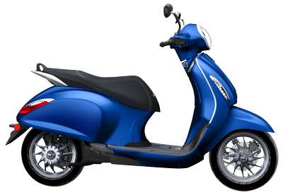 Bajaj Chetak Electric Premium 2023 Electric Bikes Electric 5.55 PS Hazelnut, Velluto Russo (Red), Indigo Metallic (Blue), Brooklyn Black