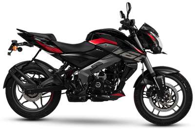 Bajaj Pulsar NS160 Sports Bikes Petrol Oil Cooled, Twin Spark, 4-Valve FI DTS-i Engine 17.2 PS @ 9000 rpm Cocktail Wine Red, Ebony Black, Pewter Grey, Pearl Metallic White