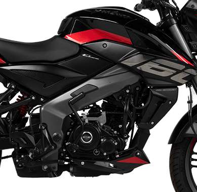 Bajaj Pulsar NS160 2023 STD Sports Bikes Petrol Oil Cooled, Twin Spark, 4-Valve FI DTS-i Engine 17.2 PS @ 9000 rpm Cocktail Wine Red, Ebony Black, Pewter Grey, Pearl Metallic White