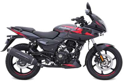 Bajaj Pulsar 220 F STD Sports Bikes Petrol 4-stroke, 2-Valve, Twin Spark BSVI Compliant, DTS-i FI Engine, Oil cooled 20.4 PS @ 8500 rpm Black Silver, Black Red, Black Blue