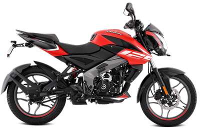 Bajaj Pulsar NS125 Sports Bikes Petrol 4-Stroke, SOHC 4-Valve, Air Cooled, BSVI Compliant DTS-i Ei Engine 11.99 PS @ 8500 rpm Fiery Orange, Burnt Red, Pewter Grey, Beach Blue