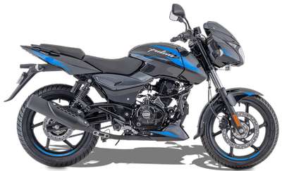 Bajaj Pulsar 150 Twin Disc BS6 Commuter Bikes Petrol 4-Stroke, 2-Valve, Twin Spark BSVI Compliant DTS-i FI Engine 14 PS @ 8500 rpm Sparkle Black Red, Sapphire Black Blue, Sparkle Black Silver