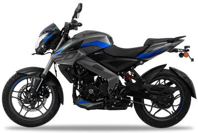 Bajaj Pulsar NS200 2023 STD Sports Naked Bikes, Sports Bikes Petrol Liquid Cooled, Triple Spark, 4-Valve FI DTS-i 6-speed 24.5 PS @ 9750 rpm Glossy Ebony Black, Metallic Pearl White, Cocktail Wine Red - White, White, Pewter Grey - Blue