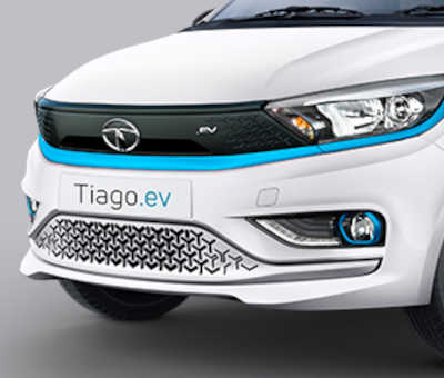 Tata Tiago EV XE Medium Range Hatchback Electric 2 Airbags (Driver, Front Passenger) Permanent Magnet Synchronous Motor Pristine White 4 Star (Global NCAP)