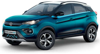 Tata Nexon EV Prime XZ Plus (2020 - 2023) SUV (Sports Utility Vehicle) Electric 2 Airbags (Driver, Passenger) Yes (Automatic Climate Control) Android Auto (Yes), Apple Car Play (Yes) Signature Teal Blue Glacier White Daytone Grey