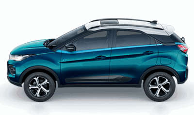 Tata Nexon EV Prime XZ+ SUV (Sports Utility Vehicle) Electric Yes (Automatic Climate Control) Android Auto (Yes), Apple Car Play (Yes) Signature Teal Blue Glacier White Daytone Grey ₹  15.99 Lakh