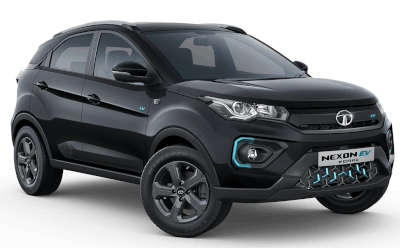 Tata Nexon EV Prime XZ+ LUX Dark Edition SUV (Sports Utility Vehicle) Electric 2 Airbags (Driver, Passenger) Yes (Automatic Climate Control) Android Auto (Yes), Apple Car Play (Yes) Midnight black