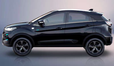 Tata Nexon EV Prime XZ Plus Dark Edition (2020 - 2023) SUV (Sports Utility Vehicle) Electric 2 Airbags (Driver, Passenger) Permanent Magnet Synchronous Motor paired to High energy density Lithium-ion battery pack Midnight black 5 Star (Global NCAP)