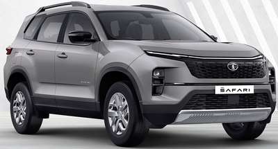 Tata Safari Pure (O) SUV (Sports Utility Vehicle) Diesel 6 Airbags (Driver, Front Passenger, 2 Curtain, Driver Side, Front Passenger Side) 16.3 km/l Yes (Automatic Climate Control) Android Auto (Wireless), Apple Car Play (Wireless) Stellar frost, Lunar slate