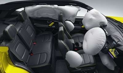 Tata Harrier Fearless+ Dark AT SUV (Sports Utility Vehicle) Diesel 14.6 km/l 7 Airbags (Driver, Front Passenger, 2 Curtain, Driver Knee, Driver Side, Front Passenger Side) Kryotec 2.0L Turbocharged Engine Oberon black 5 Star (Global NCAP)
