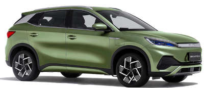 BYD Atto 3 Special Edition Electric SUV (Sports Utility Vehicle) Electric 7 Airbags (Driver, Front Passenger, 2 Curtain, Driver Side, Front Passenger Side, Front Center) Yes (Automatic Climate Control) Android Auto (Wireless), Apple Car Play (Wireless) Forest Green