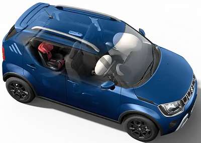 Maruti Ignis Alpha 1.2 MT Dual Tone Hatchback Petrol 20.89 km/l Yes (Automatic Climate Control) Android Auto (Yes), Apple Car Play (Yes) Nexa Blue with Black roof, Nexa Blue with Silver roof, Lucent Orange with Black roof ₹ 7.75 Lakh