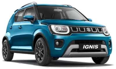 Maruti Ignis Zeta 1.2 MT Hatchback Petrol 20.89 km/l Yes (Manual) Android Auto (Yes), Apple Car Play (Yes) Pearl Midnight Black, Turquoise Blue, Lucent Orange, Nexa Blue, Glistening Grey, Silky Silver, Pearl Arctic White ₹ 6.96 Lakh