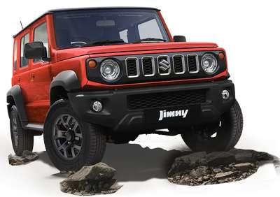 Maruti Jimny Alpha MT Dual Tone Compact SUV (Sports Utility Vehicle) Petrol 16.94 km/l 6 Airbags (Driver, Front Passenger, 2 Curtain, Driver Side, Front Passenger Side) K15B Kinetic Yellow with Bluish Black Roof, Sizzling Red with Bluish Black Roof, Nexa Blue, Bluish Black, Granite Gray, Pearl Arctic White