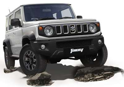 Maruti Jimny Zeta MT Compact SUV (Sports Utility Vehicle) Petrol 16.94 km/l 6 Airbags (Driver, Front Passenger, 2 Curtain, Driver Side, Front Passenger Side) K15B Nexa Blue, Bluish Black, Sizzling Red, Granite Gray, Pearl Arctic White