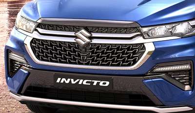 Maruti Invicto Zeta+ 7 STR MUV (Multi Utility Vehicle) Hybrid (Electric + Petrol) 23.24 km/l 6 Airbags (Driver, Front Passenger, 2 Curtain, Driver Side, Front Passenger Side) Nexa Blue (Celestial), Mystic White, Majestic Silver, Stellar Bronze