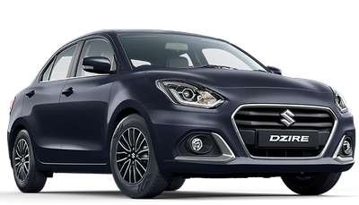 Maruti Dzire Compact Sedan Petrol 22.61 km/l 2 Airbags (Driver, Passenger) 1.2L DualJet Oxford Blue, Phoenix Red, Sherwood Brown, Magma Grey, Splendid Silver, Arctic White, Bluish Black 2 Star (Global NCAP)