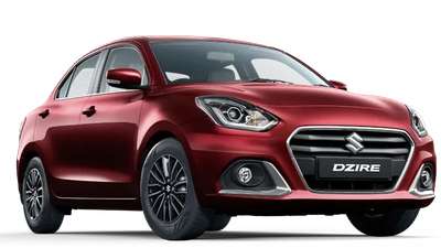 Maruti Dzire VXi CNG Compact Sedan CNG, Petrol 2 Airbags (Driver, Passenger) CNG - 31.12 km/kg, Petrol - 22.41 km/l Yes (Manual) Oxford Blue, Phoenix Red, Sherwood Brown, Magma Grey, Splendid Silver, Arctic White