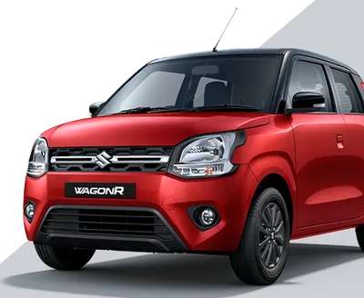 Maruti Wagon R ZXi+ 1.2 AGS Dual Tone Hatchback Petrol 24.43 km/l Yes (Manual) Android Auto (Yes), Apple Car Play (Yes) Gallant Red/Midnight Black, Magma Grey/Midnight Black ₹ 7.43 Lakh
