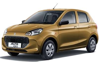 Maruti Alto K10 VXi AGS Hatchback Petrol 2 Airbags (Driver, Front Passenger) 24.9 km/l Yes (Manual) Android Auto (No), Apple Car Play (No) Metallic Sizzling Red, Metallic Silky Silver, Metallic Granite Grey, Premium Earth Gold, Metallic Speedy Blue, Solid White, Pearl Midnight Black