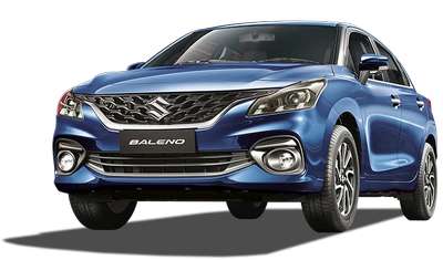 Maruti Baleno Delta MT CNG Hatchback CNG, Petrol CNG - 30.61 km/kg, Petrol - 22.35 km/l 2 Airbags (Driver, Passenger) 1.2L VVT Nexa Blue, Grandeur Grey, Splendid Silver, Opulent Red, Arctic White, Luxe Beige