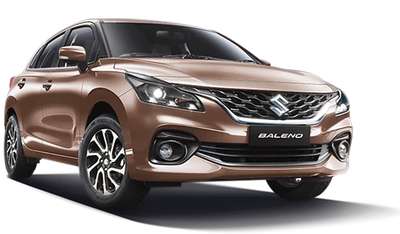 Maruti Baleno Zeta MT CNG Hatchback CNG, Petrol CNG - 30.61 km/kg, Petrol - 22.35 km/l 6 Airbags (Driver, Front Passenger, 2 Curtain, Driver Side, Front Passenger Side) 1.2L VVT Nexa Blue, Grandeur Grey, Splendid Silver, Opulent Red, Arctic White, Luxe Beige, Pearl Midnight Black