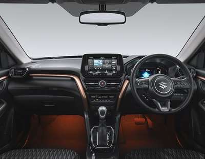 Maruti Grand Vitara Alpha Smart Hybrid Compact SUV (Sports Utility Vehicle) Mild Hybrid(Electric + Petrol) 21.11 km/l Yes (Automatic Climate Control) Android Auto (Wireless), Apple Car Play (Wireless) Midnight Black, Grandeur Grey, Splendid Silver, Arctic White, Nexa Blue, Chestnut Brown ₹ 15.41 Lakh