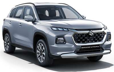 Maruti Grand Vitara Zeta CNG Compact SUV (Sports Utility Vehicle) CNG, Petrol 6 Airbags (Driver, Front Passenger, 2 Curtain, Driver Side, Front Passenger Side) CNG - 26.6 km/kg, Petrol - 21.11 km/l Yes (Automatic Climate Control) Android Auto (Wireless), Apple Car Play (Wireless) Midnight Black, Grandeur Grey, Splendid Silver, Arctic White, Nexa Blue, Chestnut Brown