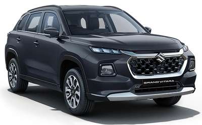 Maruti Grand Vitara Delta Smart Hybrid Compact SUV (Sports Utility Vehicle) Mild Hybrid (Electric + Petrol) 21.11 km/l 2 Airbags (Driver, Front Passenger) K15C + Mild Hybrid System Opulent Red, Grandeur Grey, Splendid Silver, Arctic White, Nexa Blue, Chestnut Brown