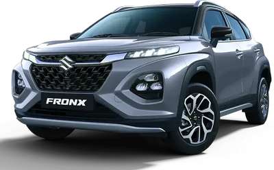 Maruti Fronx Alpha 1.0L Turbo MT Dual Tone Compact SUV (Sports Utility Vehicle) Petrol 21.5 km/l 6 Airbags (Driver, Front Passenger, 2 Curtain, Driver Side, Front Passenger Side) 1.0L Turbo Boosterjet Earthen Brown with Bluish Black Roof, Splendid Silver with Bluish Black Roof, Opulent Red with Bluish Black Roof