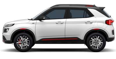 Hyundai Venue N Line N6 DCT Dual Tone SUV (Sports Utility Vehicle) Petrol 4 Airbags (Driver, Front Passenger, Driver Side, Front Passenger Side) Yes (Automatic Climate Control) Android Auto (Wireless), Apple Car Play (Wireless) Thunder blue + abyss black roof, Shadow grey + abyss black roof, Atlas white+ abyss black roof