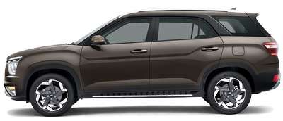 Hyundai Alcazar Signature 6 STR 1.5 Diesel SUV (Sports Utility Vehicle) Diesel 6 Airbags (Driver, Front Passenger, 2 Curtain, Driver Side, Front Passenger Side) 20.4 kmpl Yes (Automatic Climate Control) Android Auto (Wired), Apple Car Play (Wired) Atlas white, Abyss black, Typhoon silver, Starry night, Titan Grey, Taiga Brown