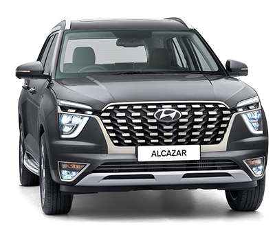 Hyundai Alcazar Platinum (O) 6 STR 1.5 Diesel AT SUV (Sports Utility Vehicle) Diesel 18.1 km/l 6 Airbags (Driver, Front Passenger, 2 Curtain, Driver Side, Front Passenger Side) 1.5L Diesel CRDi engine Atlas white, Abyss black, Typhoon silver, Starry night, Titan Grey, Taiga Brown