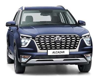 Hyundai Alcazar Platinum (O) 7 Seater 1.5 Diesel AT SUV (Sports Utility Vehicle) Diesel 18.1 km/l 6 Airbags (Driver, Front Passenger, 2 Curtain, Driver Side, Front Passenger Side) 1.5L Diesel CRDi engine Atlas white, Abyss black, Typhoon silver, Starry night, Titan Grey, Taiga Brown