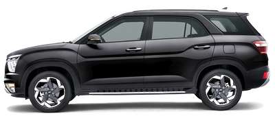 Hyundai Alcazar Signature (O) 6 STR 1.5 Petrol DCT SUV (Sports Utility Vehicle) Petrol 6 Airbags (Driver, Front Passenger, 2 Curtain, Driver Side, Front Passenger Side) Yes (Automatic Climate Control) Android Auto (Wired), Apple Car Play (Wired) Atlas white, Abyss black, Typhoon silver, Starry night, Titan Grey, Taiga Brown