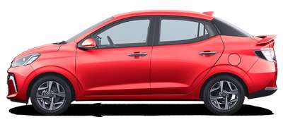 Hyundai Aura SX 1.2 CNG Sub Compact Sedan CNG 4 Airbags (Driver, Front Passenger, Driver Side, Front Passenger Side) Yes (Automatic Climate Control) Android Auto (Yes), Apple Car Play (Yes) Typhoon silver, Starry night, Teal blue, Atlas white, Fiery red, Titan grey
