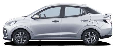 Hyundai Aura S 1.2 CNG Sub Compact Sedan CNG 4 Airbags (Driver, Front Passenger, Driver Side, Front Passenger Side) 1.2 Bi-Fuel (Petrol with CNG) Typhoon silver, Starry night, Teal blue, Atlas white, Fiery red, Titan grey 2 Star (Global NCAP)